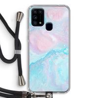 Fantasie pastel: Samsung Galaxy M31 Transparant Hoesje met koord