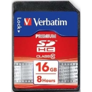 VERBATIM 43962  - SD card 16GB 480min 43962