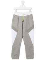 BOSS Kidswear pantalon de jogging colour block - Gris