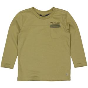 LEVV Little Jongens shirt - Pablo - Olijf groen