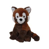 Nature Planet pluche Rode panda knuffel - 25 cm - Knuffeldieren speelgoed - knuffelbeer