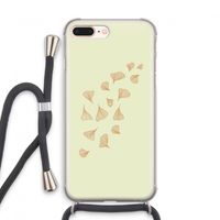 Falling Leaves: iPhone 8 Plus Transparant Hoesje met koord