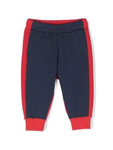 Roberto Cavalli Junior pantalon de jogging à logo imprimé - Bleu