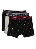 POLO RALPH LAUREN KIDS slip à bande logo - Noir - thumbnail