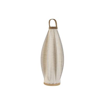 Bureaulamp Home ESPRIT Bruin Linnen Metaal Touw 25 x 25 x 60 cm