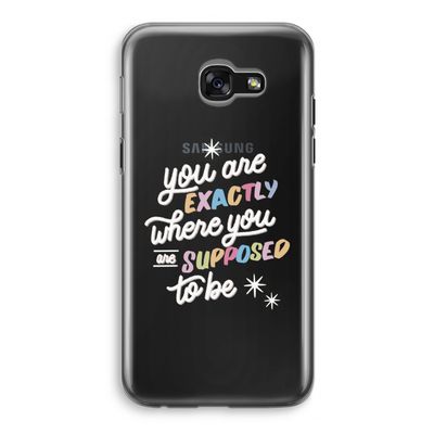 Right Place: Samsung Galaxy A5 (2017) Transparant Hoesje