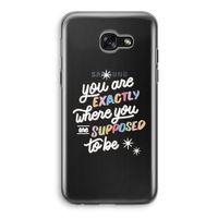 Right Place: Samsung Galaxy A5 (2017) Transparant Hoesje