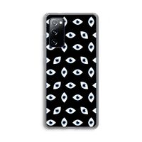 Eyes pattern: Samsung Galaxy S20 FE / S20 FE 5G Transparant Hoesje