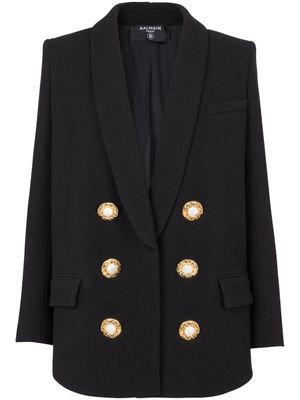 Balmain veste à boutonnière croisée - Noir