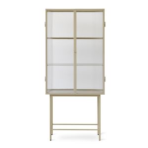 Haze vitrinekast Ferm Living Reeded glas - Cashmere