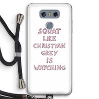 Christian Grey: LG G6 Transparant Hoesje met koord
