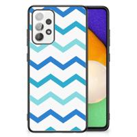 Samsung Galaxy A52 | A52s (5G/4G) Back Case Zigzag Blauw Samsung Galaxy A52 | A52s (5G/4G) Back Case Zigzag Blauw
