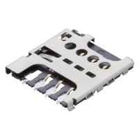 Molex 787270001 SIM-kaartsleuf Totaal aantal polen: 6 Rastermaat: 2.54 mm Inhoud: 1200 stuk(s) Tape on Full reel