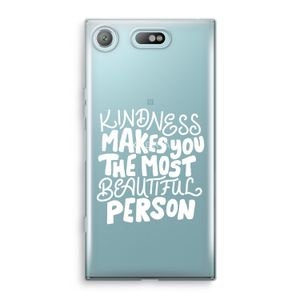 The prettiest: Sony Xperia XZ1 Compact Transparant Hoesje