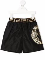 Versace Kids short de bain à imprimé Medusa - Noir - thumbnail