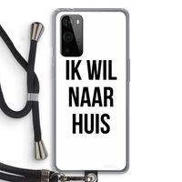 Ik wil naar huis: OnePlus 9 Pro Transparant Hoesje met koord