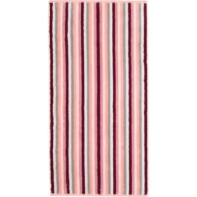 Cawö Cawo Shades Streifen Douchelaken 70x140 beere
