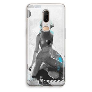 I will not feel a thing: OnePlus 6 Transparant Hoesje