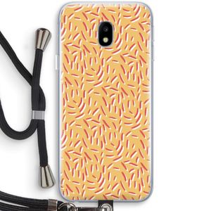 Camouflage: Samsung Galaxy J3 (2017) Transparant Hoesje met koord