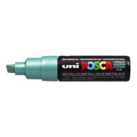 Paintmarker uni posca pc8k b schuin metallic groen