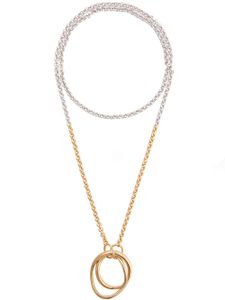 Charlotte Chesnais ring pendant necklace - Métallisé