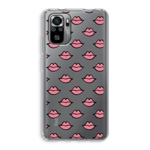 Lipjes: Xiaomi Redmi Note 10S Transparant Hoesje