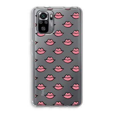 Lipjes: Xiaomi Redmi Note 10S Transparant Hoesje