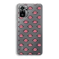 Lipjes: Xiaomi Redmi Note 10S Transparant Hoesje