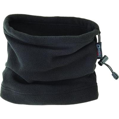 Opsial 2-in-1 nekwarmer / muts - fleece - zwart - one size