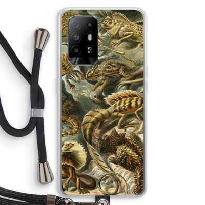 Haeckel Lacertilia: Oppo A95 5G Transparant Hoesje met koord