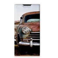 Samsung Galaxy S22 Ultra Stand Case Vintage Auto - thumbnail