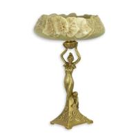 A BRONZE MOUNTED PORCELAIN CENTERPIECE