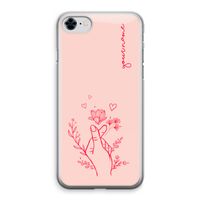 Giving Flowers: iPhone 8 Transparant Hoesje