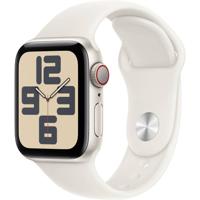 Apple Watch SE (2024) GPS + Cellular 40 mm Aluminium kast Sportband Poolster M/L