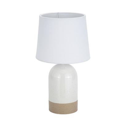 Bureaulamp Versa Duo Wit Linnen Keramisch 40 W 18 x 32,5 cm