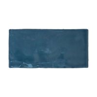 Wandtegel Atlas Marine Brillo 7.5x15 cm Glans Donker Blauw J-Stone