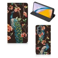 OnePlus Nord 2 5G | Hoesje maken | Pauw met Bloemen