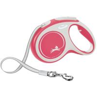 Webbing leash - KERBL - Flexi NewConfort - Maat M - 5m - Max. 25 kg - Rood