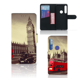 Motorola One Action Flip Cover Londen