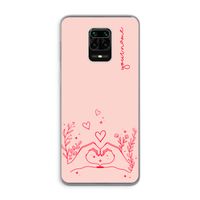 Love is in the air: Xiaomi Redmi Note 9 Pro Transparant Hoesje