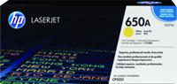 HP 650A originele gele LaserJet tonercartridge