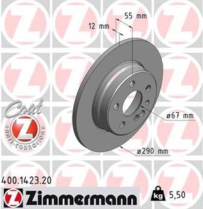 Remschijf Coat Z 400142320