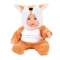 Beau Baby babypop in dierenpak - vosje