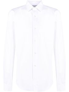 Paul Smith chemise en coton à manches longues - Blanc