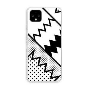 Pop Art #5: Pixel 4 XL Transparant Hoesje