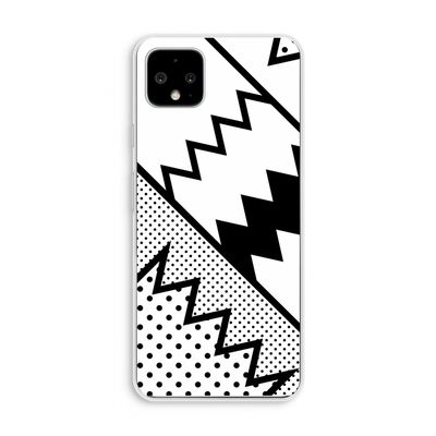 Pop Art #5: Pixel 4 XL Transparant Hoesje
