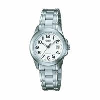 Horloge Uniseks Casio LTP-1259PD-7BEG Wit Zilverkleurig