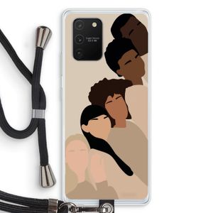 Sweet creatures: Samsung Galaxy S10 Lite Transparant Hoesje met koord