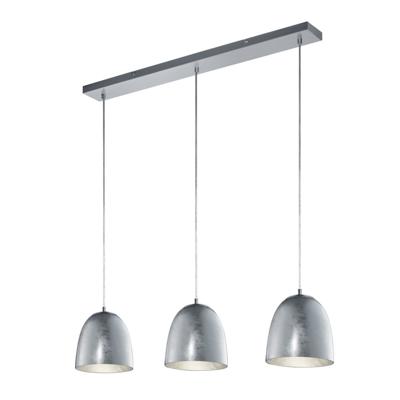 Trio Landelijke hanglampOntario 3-lichts zilver - 305200389