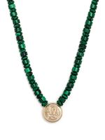 LUIS MORAIS collier en or 14ct à pendentif serti de malachite - Vert - thumbnail